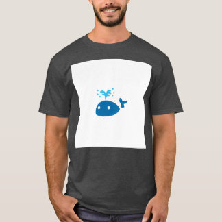 De prachtige grote blauwe walvis t-shirt
