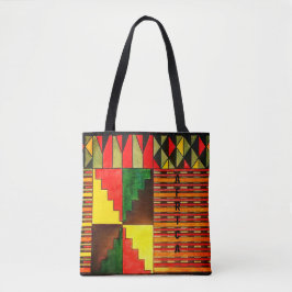 De prachtige kleuren van de Afrikaanse Canvas tas