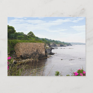 De prachtige kust van Newport Rhode Island Briefkaart