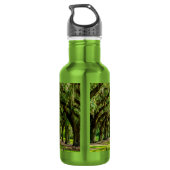 De prachtige laan van eiken waterfles (Achterkant)