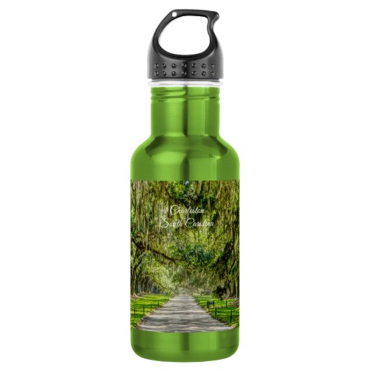 De prachtige laan van eiken waterfles (Voorkant)