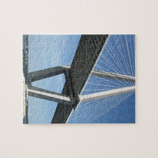De prachtige Ravenel Bridge Legpuzzel (Horizontaal)