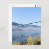 De prachtige St. Johns Bridge Briefkaart (Voorkant / Achterkant)