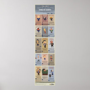 De prachtige wereld van cliënten poster