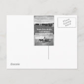 De prairie in Elstow, Saskatchewan-1914 Briefkaart (Achterkant)