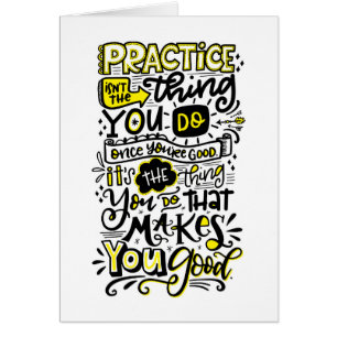 De praktijk maakt u goed