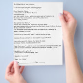 DE PRAYER VAN DE SALVATIE FLYER (Hand)