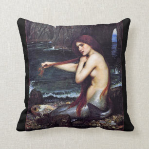 De Pre-Raphaelite Mermaid Worpdekbed Kussen