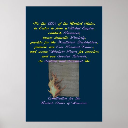 De preambule herschreven poster (Voorkant)