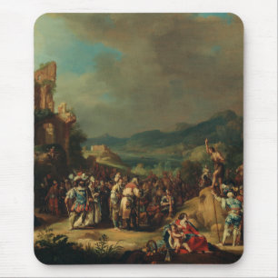 De prediking van Johannes de Doper door Bartholome Muismat