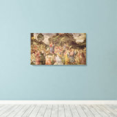 De preek op de berg, van de Sistine Canvas Afdruk (Insitu (Houten vloer))