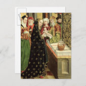 De presentatie in de tempel briefkaart (Voorkant / Achterkant)