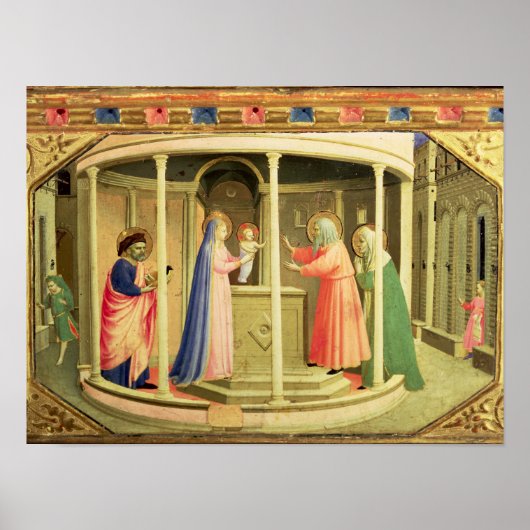 De presentatie in de tempel poster (Voorkant)