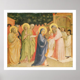 De presentatie in de tempel poster