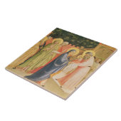 De presentatie in de tempel tegeltje (Zijkant)