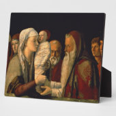 De presentatie van Jezus in de tempel Fotoplaat (Zijkant)