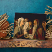 De presentatie van Jezus in de tempel Fotoplaat (Zijkant)