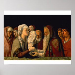 De presentatie van Jezus in de tempel Poster