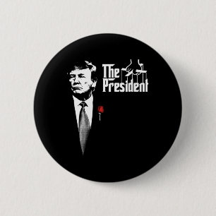De President Donald Trump Film Poster Trending M Ronde Button 5,7 Cm