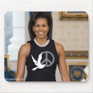 De Presidentsvrouw van Michelle Obama van Vrede Muismat