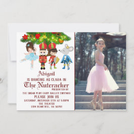 De prestaties van de Nutcracker Photo Ballet Dance Kaart