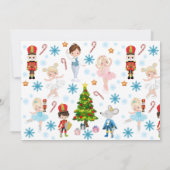 De prestaties van de Nutcracker Photo Ballet Dance Kaart (Achterkant)