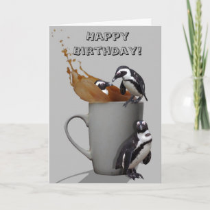 De pret van de pinguïn! kaart