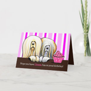 De Pret van de Verjaardag van Lhasa Kaart