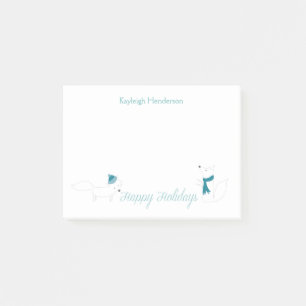 De prettige feestdagen (plural:) Gepersonaliseerde Post-it® Notes