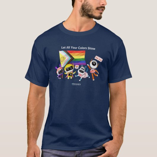 DE Pride 2024 - T-shirt bleu marine (Devant)