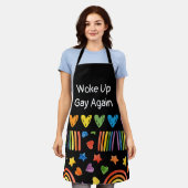 De Pride Woke-up-wedstrijd weer Schort (Gedragen)