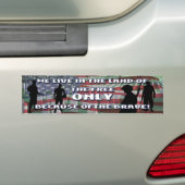 DE PRIJS VAN VRIJHEID BUMPERSTICKER (Op auto)