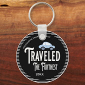 De prijs voor de vierde autoreünie sleutelhanger (Voorkant)