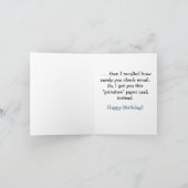 De primitieve Kaart van de Verjaardag (Binnen)