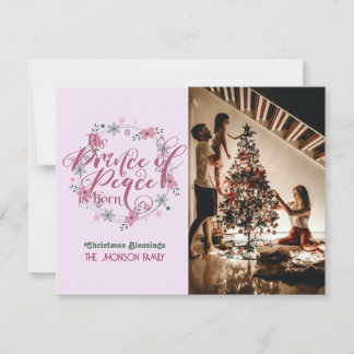 De Prince of Peace Christelijke kerstkaart