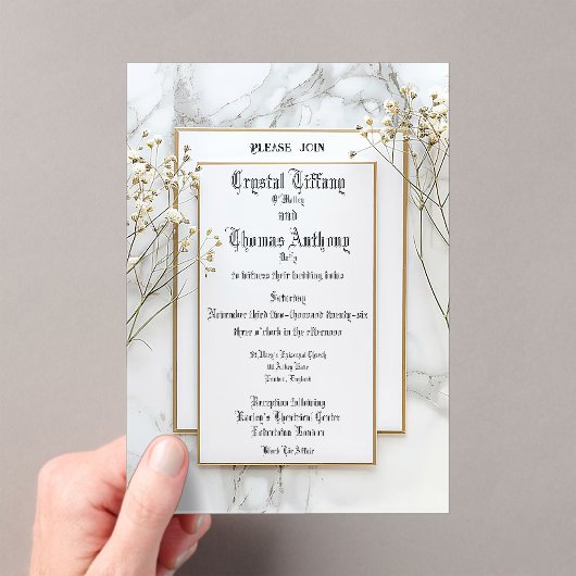 De Princess Nest Frosted Acryl Uitnodiging Acryl Uitnodigingen (Insitu (Draagbaar))