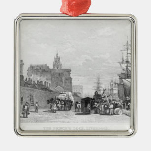 De Prins Dock, Liverpool Metalen Ornament