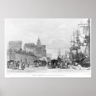 De Prins Dock, Liverpool Poster