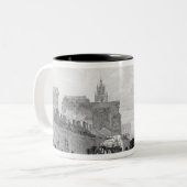 De Prins Dock, Liverpool Tweekleurige Koffiemok (Voorkant links)