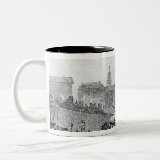 De Prins Dock, Liverpool Tweekleurige Koffiemok (Links)