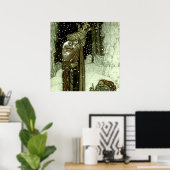 "De Prins en de Tomten" van John Bauer Poster (Thuiskantoor)