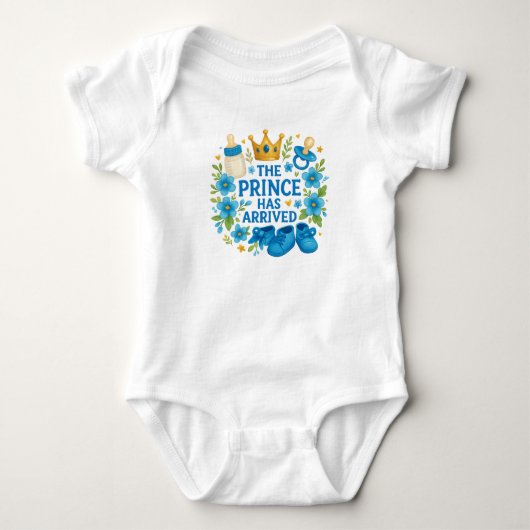 De Prins Is Gearriveerd, Koninklijke Baby Jongens Romper (Voorkant)