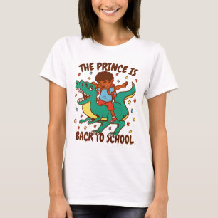 De Prins is terug naar school Dinosaur Ride T-shirt