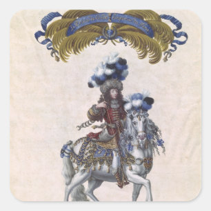 De prins van de Conde Vierkante Sticker