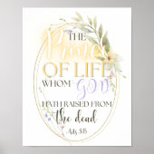 "De prins van het leven" Poster (Voorkant)