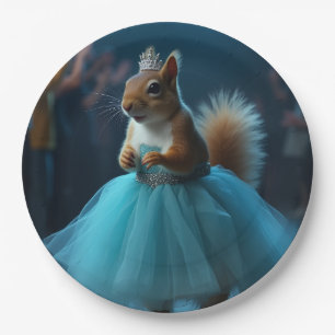 De Prinses Eekhoorn Papieren Bordje