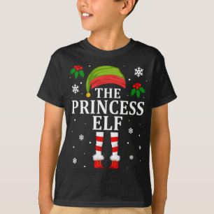 De prinses Elf Familie die met Kerstmis overeenkom T-shirt