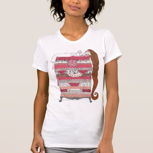 De prinses en de erwt t-shirt (Voorkant)