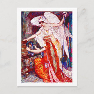 De prinses en de tempelengel briefkaart