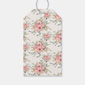 de prinses floral blush feestje gif cadeaulabel (Achterkant)